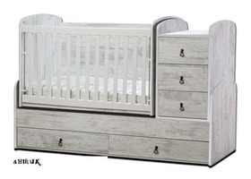 Dizain Baby Трансформиращо се Бебешко легло - люлка Ниа 65/165 